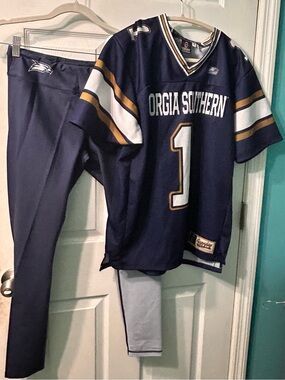 Georgia Southern Navy Track Joggers - Team Style Pants
